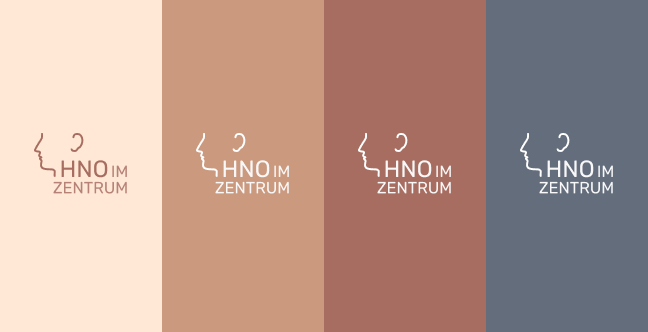 Farbexploration mit warmen Naturtönen für die Praxis HNO im Zentrum